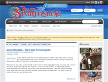 Tablet Screenshot of belizesportfishing.net